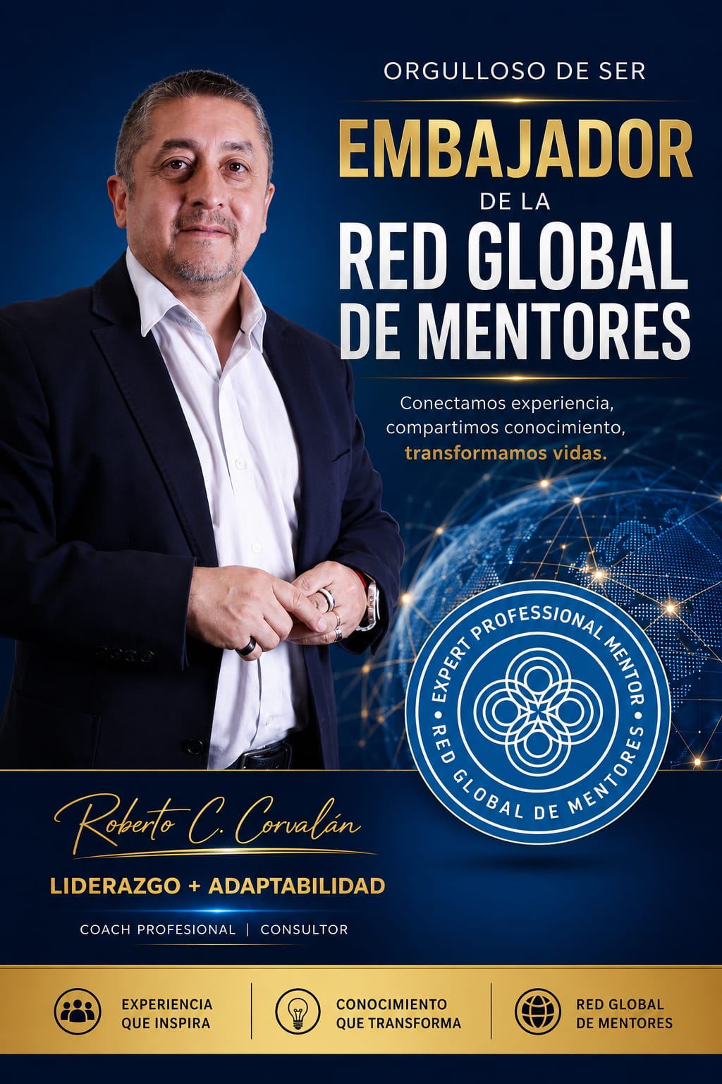 Roberto C. Corvalán, Embajador de la Red Global de Mentores